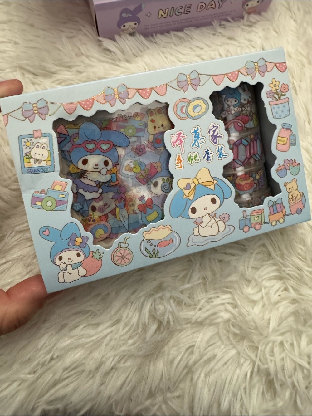 Kawaii Sanrio my Melody blue 50 Sticker box set